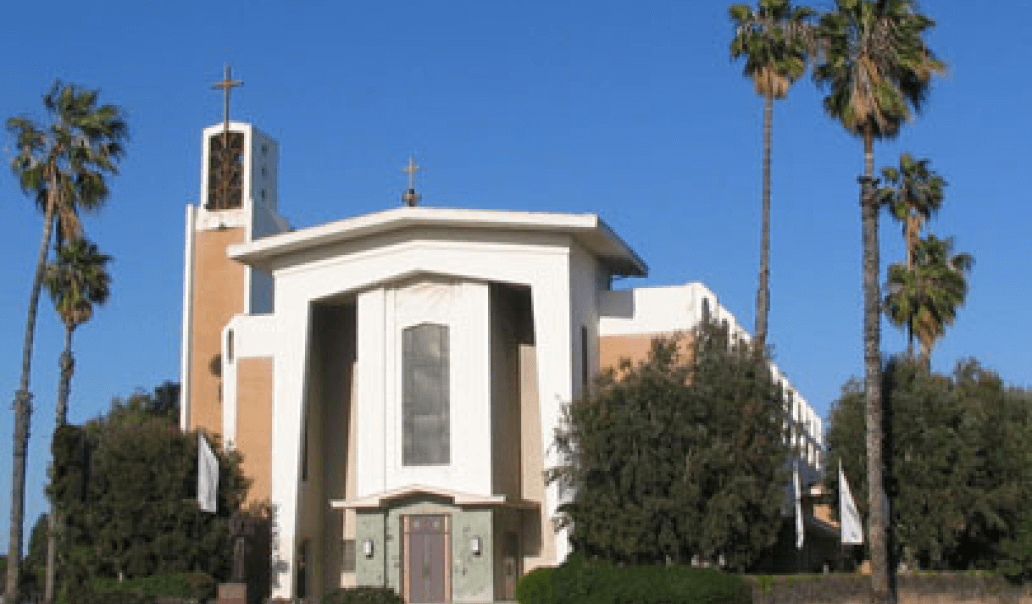 Front of Parish Building